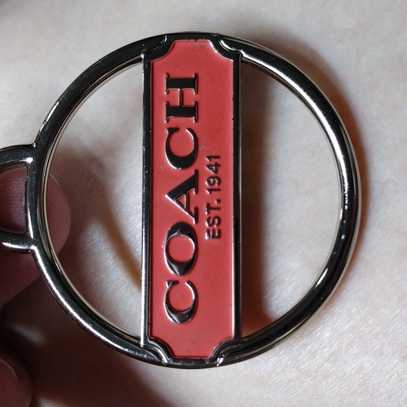 Coach Chrome‎ and Coral Bag Charm/Fob - Picture 5 of 7